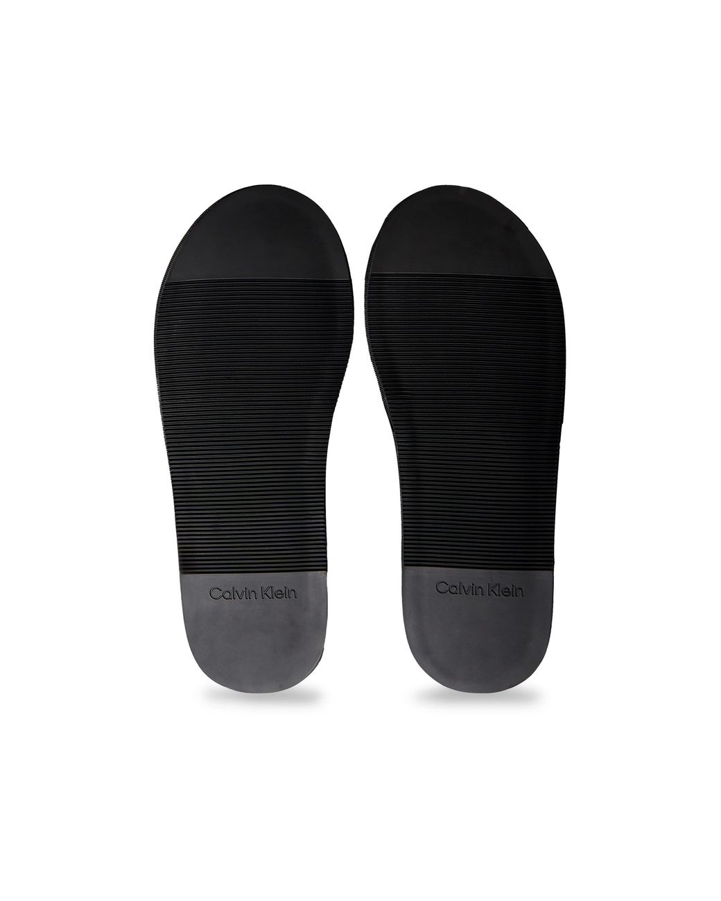 Calvin Klein Black Ck Mono Mule Slippers for men