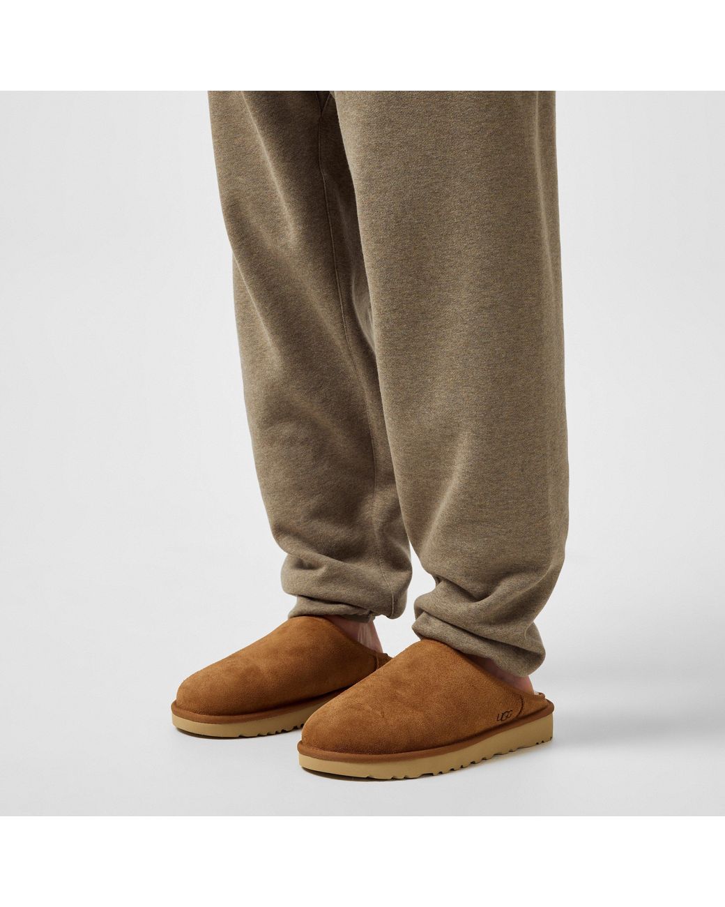 Ugg Brown Classic Mule Slippers for men