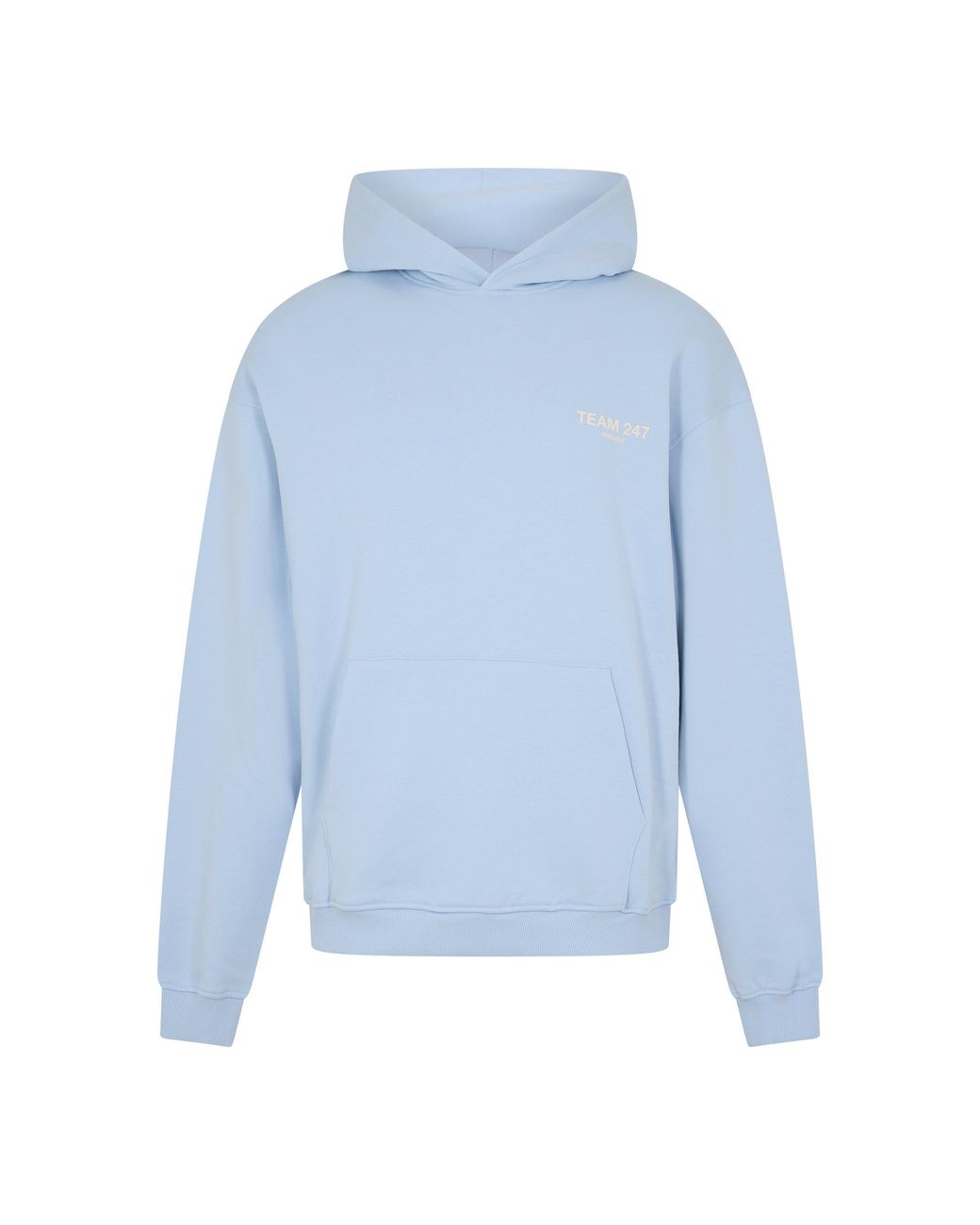REPRESENT 247 Blue Team Over The Head Performance Hoodie for men