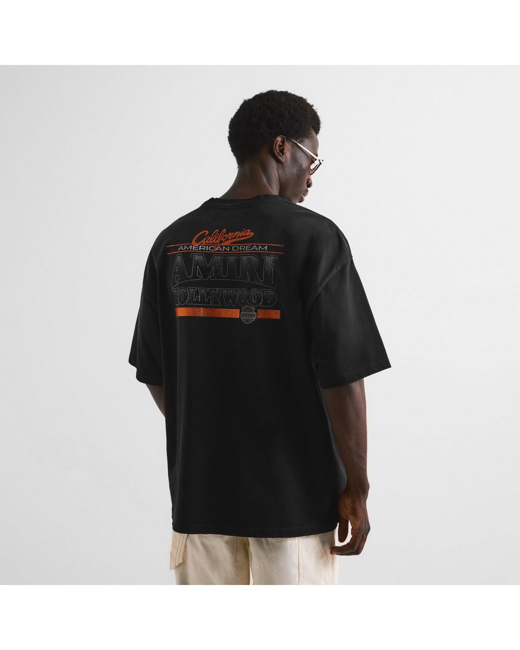 Amiri Black Dream Graphic Cotton Short-Sleeve Oversized T-Shirt for men