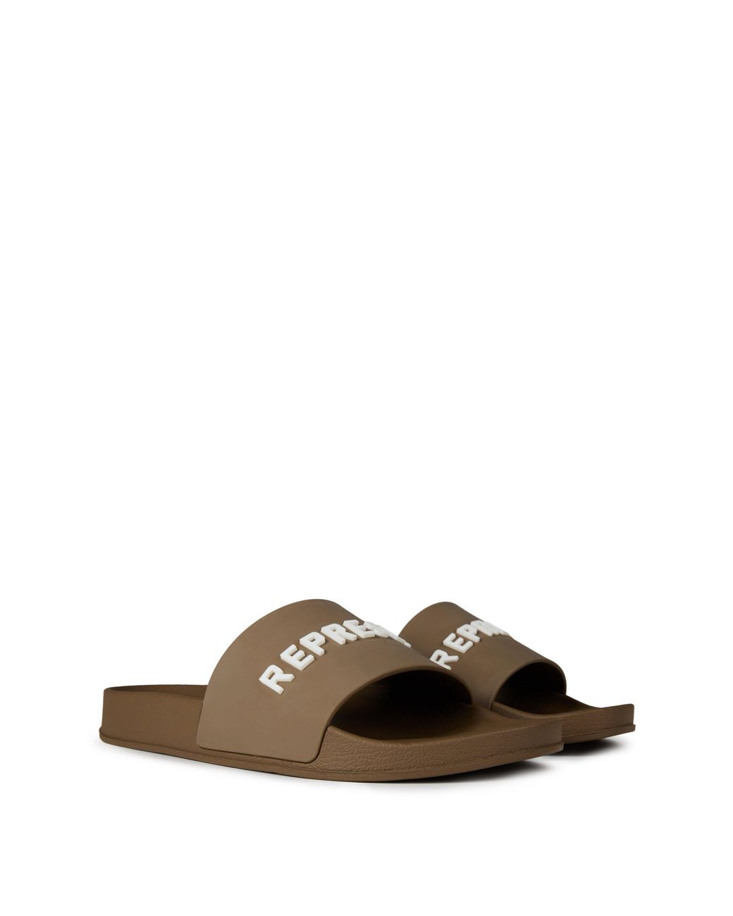 Represent Owners Club Luxury Aesthetics Sliders Sandals in Brown for ...