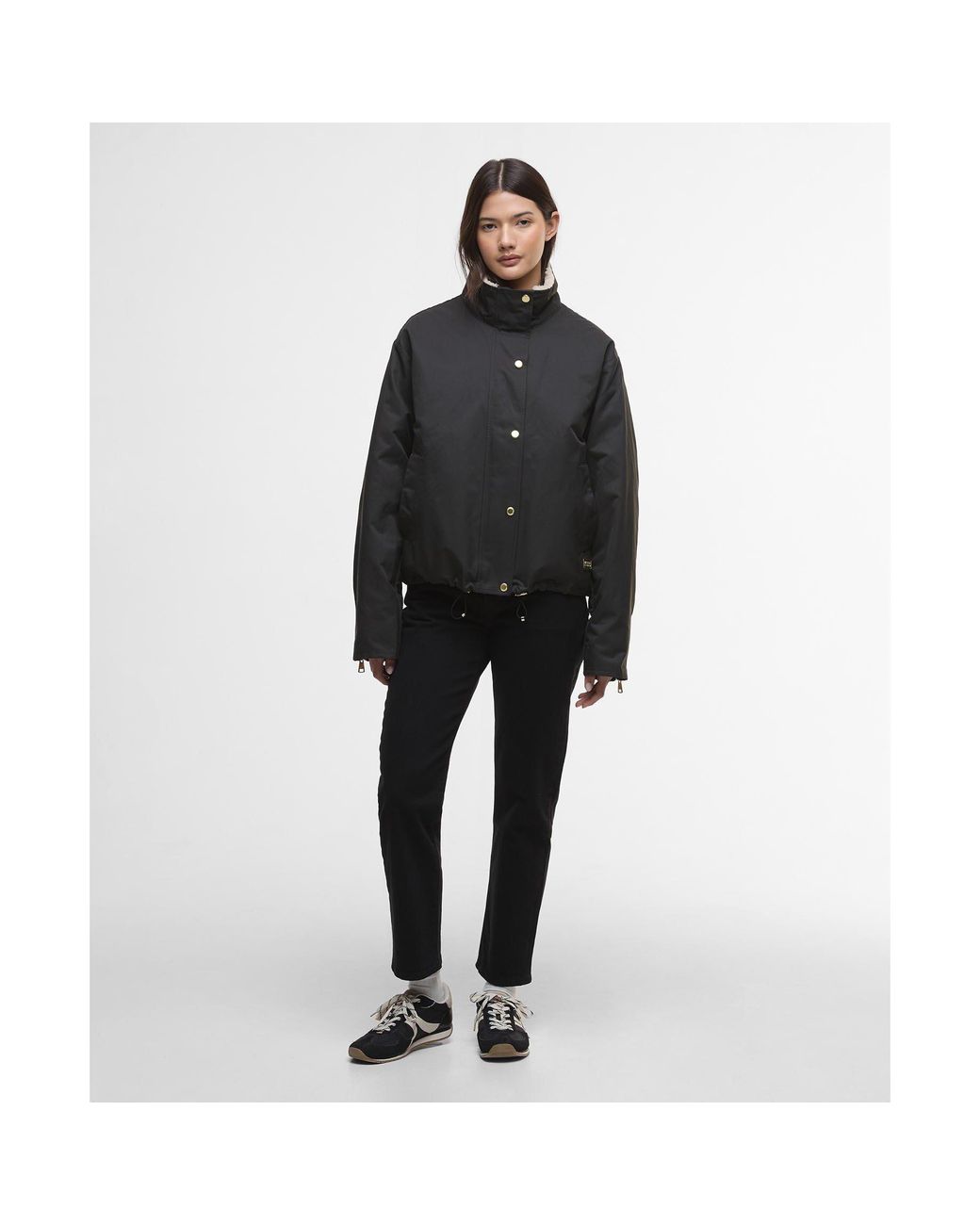 Barbour Black Luanda 3-In-1 Showerproof Long Sleeve Rain Anorak