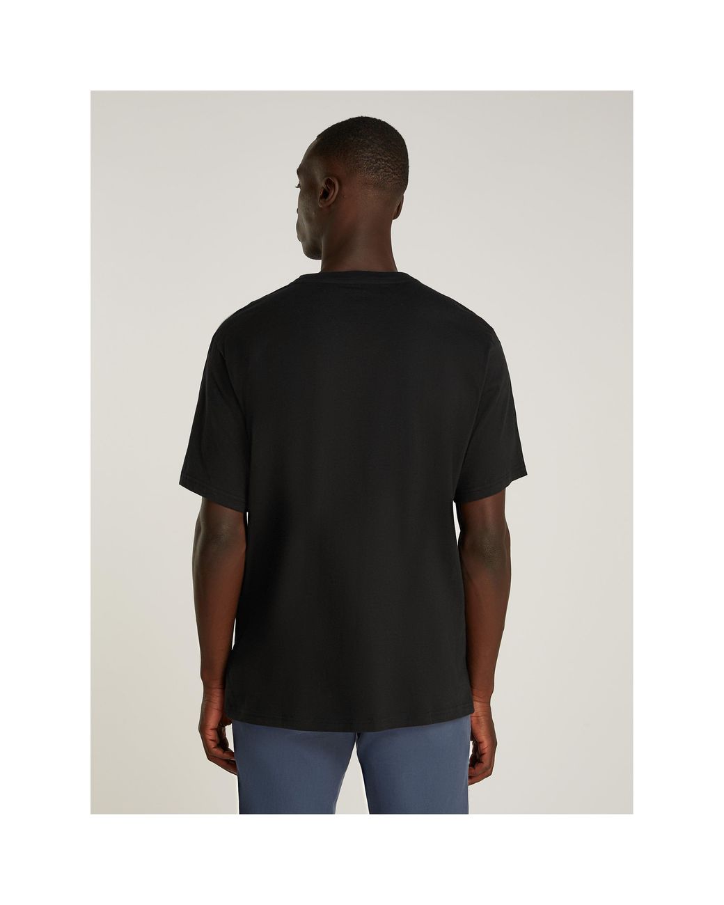 Tommy Hilfiger Black Short Sleeve T Logo for men