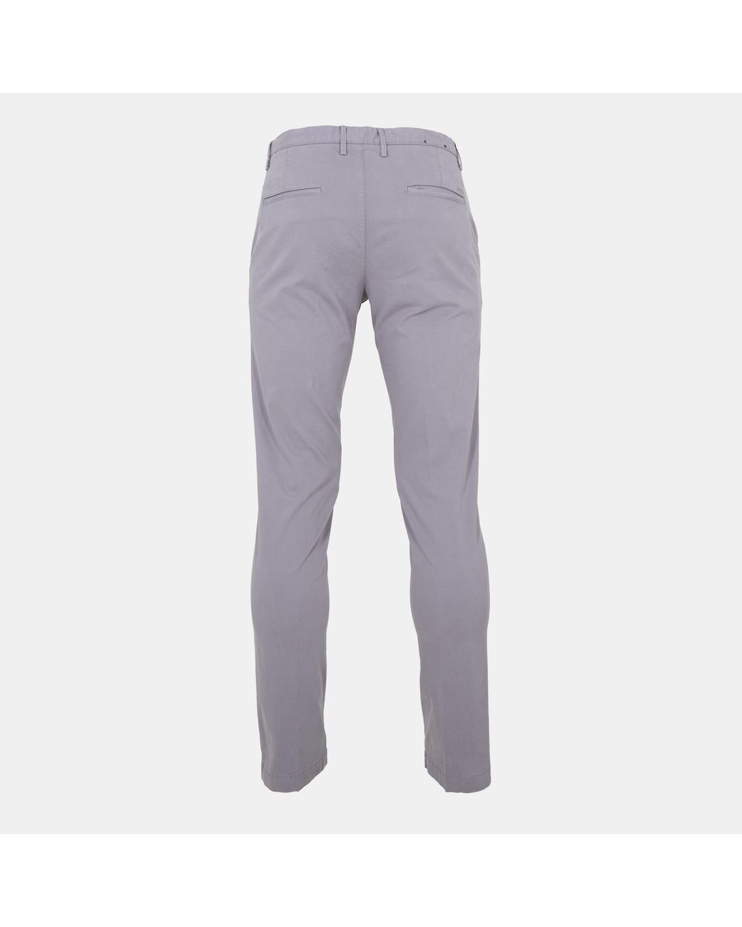 Boss Gray Straight Leg Trousers for men