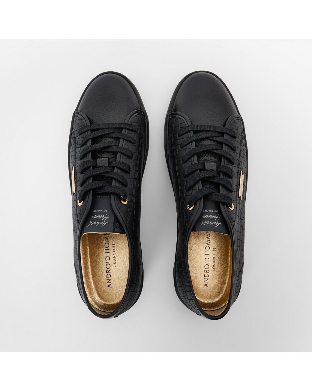Android Homme Blue Low Trainers for men