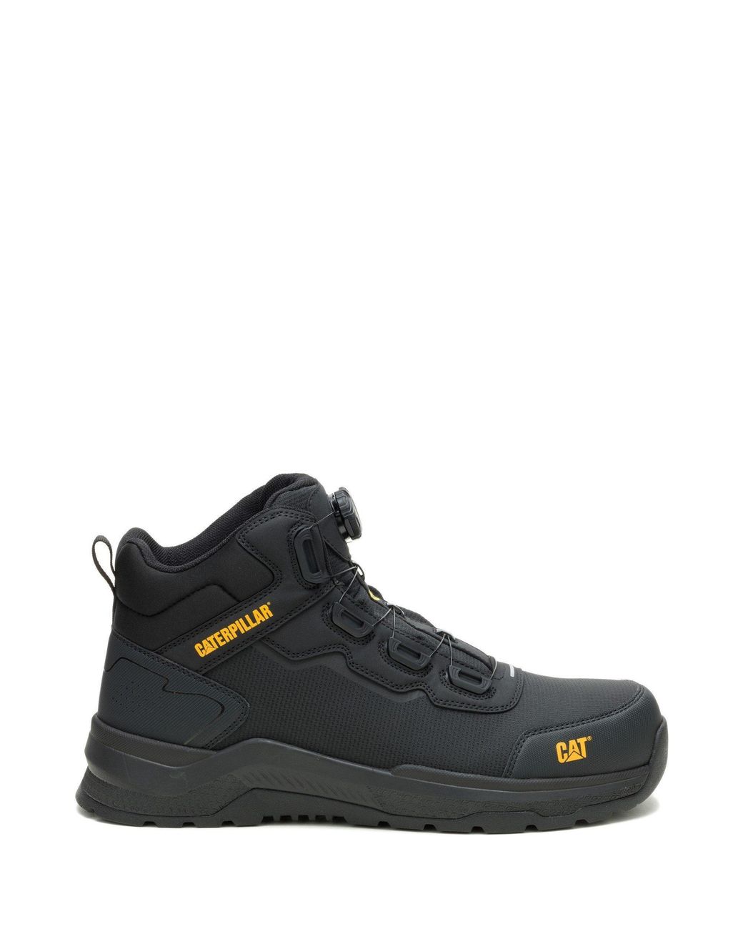 Caterpillar Black Inductor Tech Mid Safety Boot S3S for men