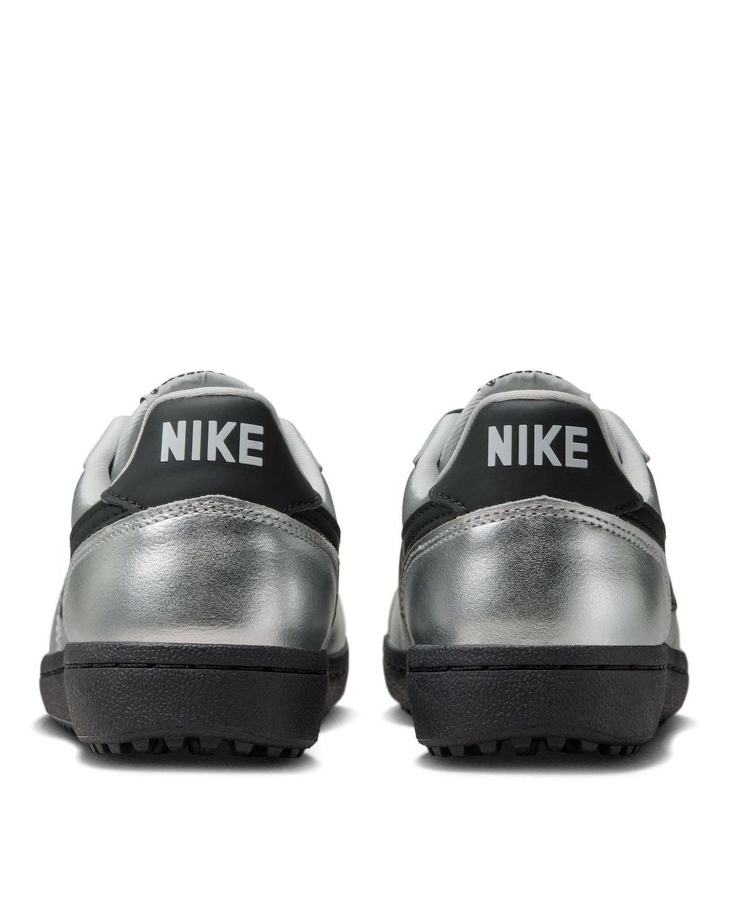Nike Gray Field General Ld54 Leather Low-Top Trainers