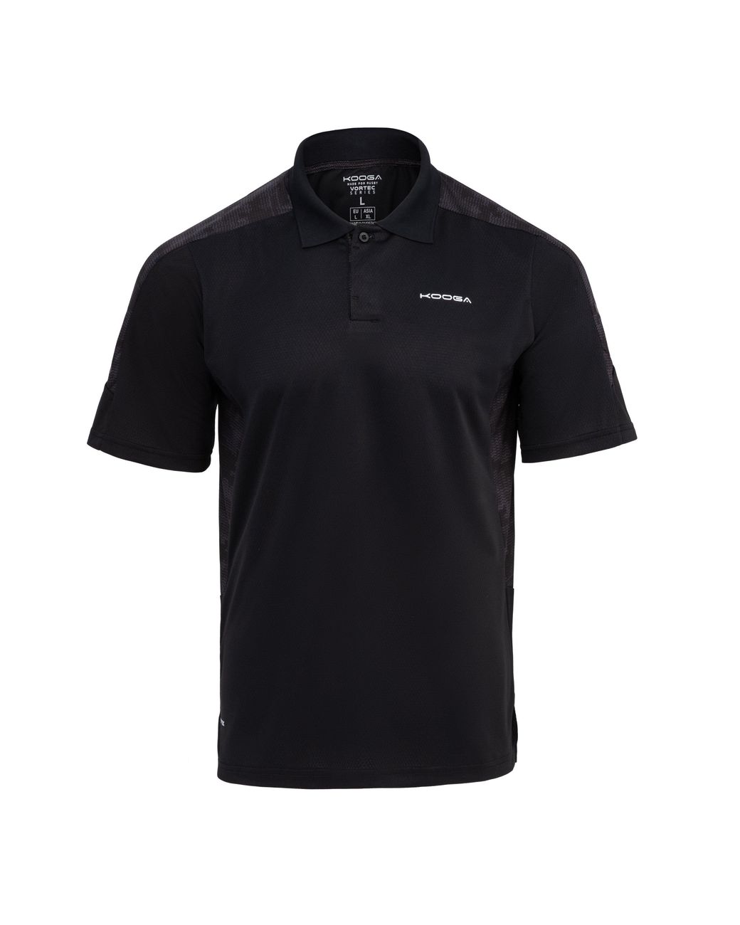 Kooga Black Rugby Polo Shirt for men