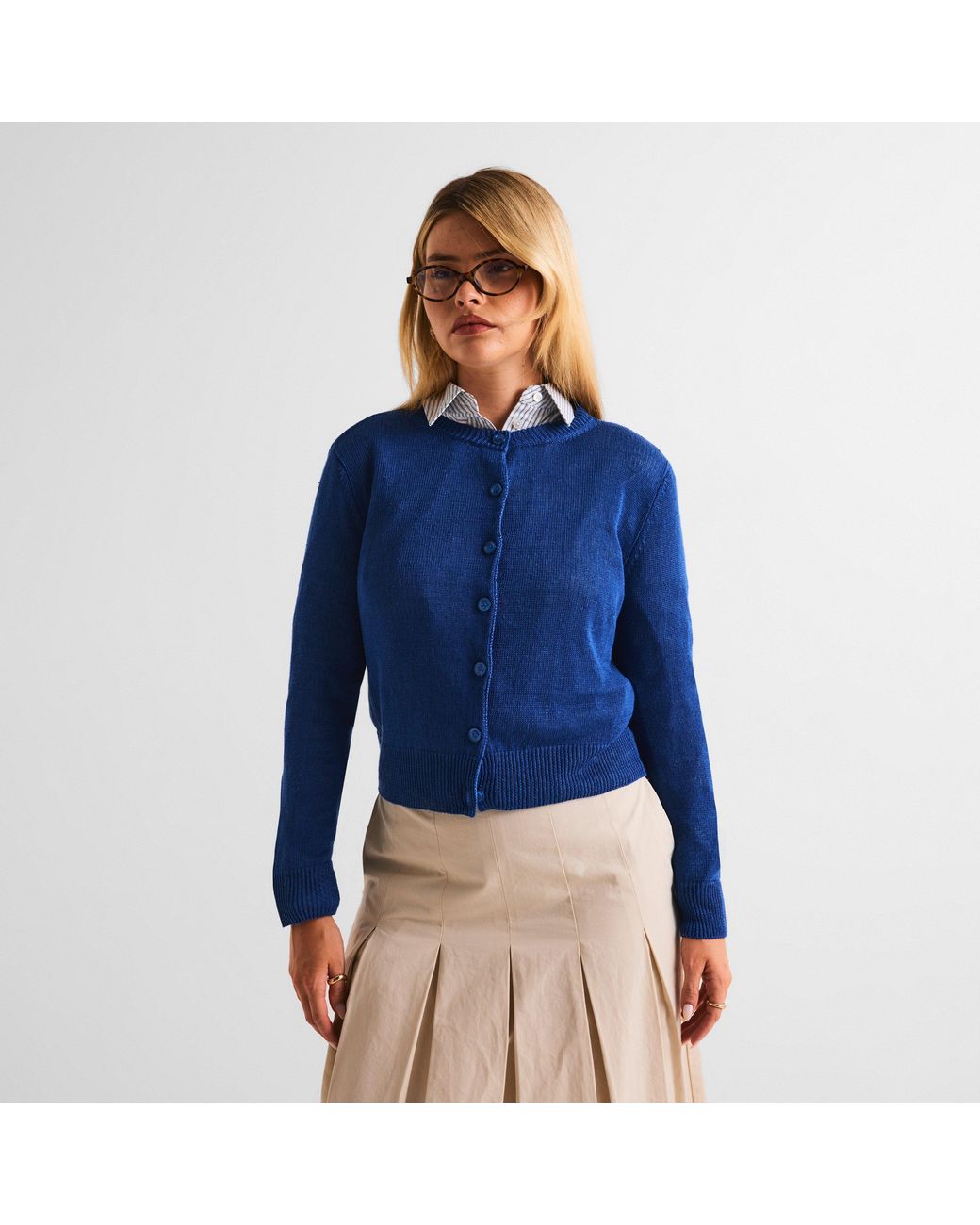 Weekend by Maxmara Blue Cardigan