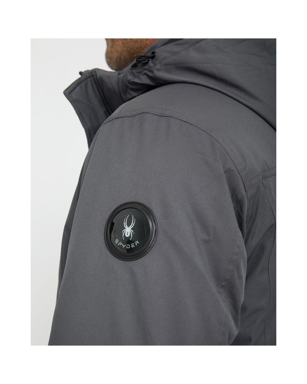 Spyder Gray Snow System Ski Jacket for men