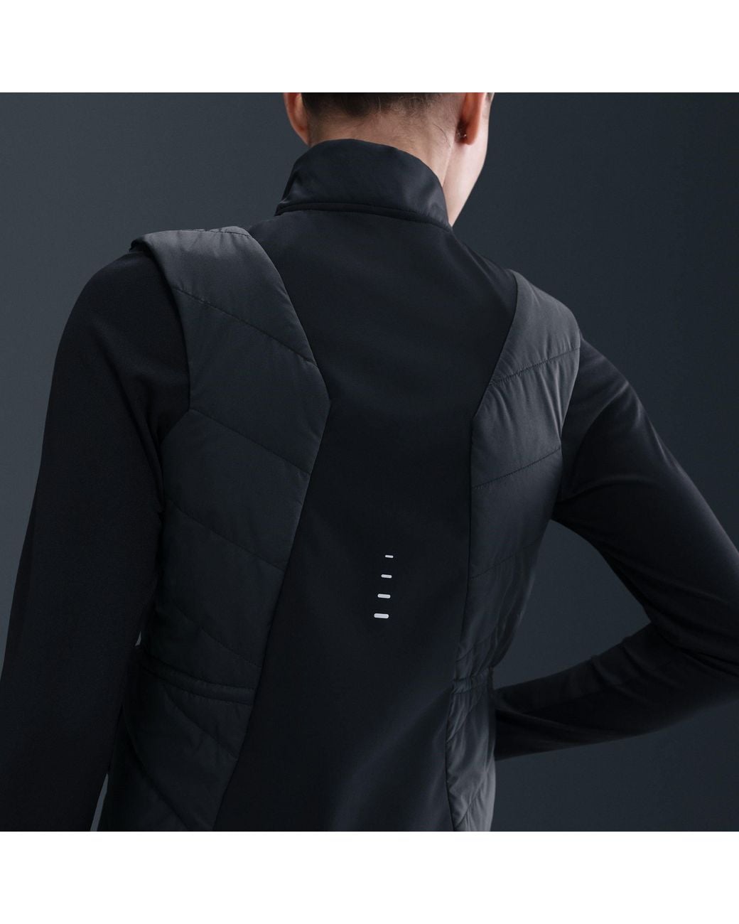 Nike Black Performance Running Vest