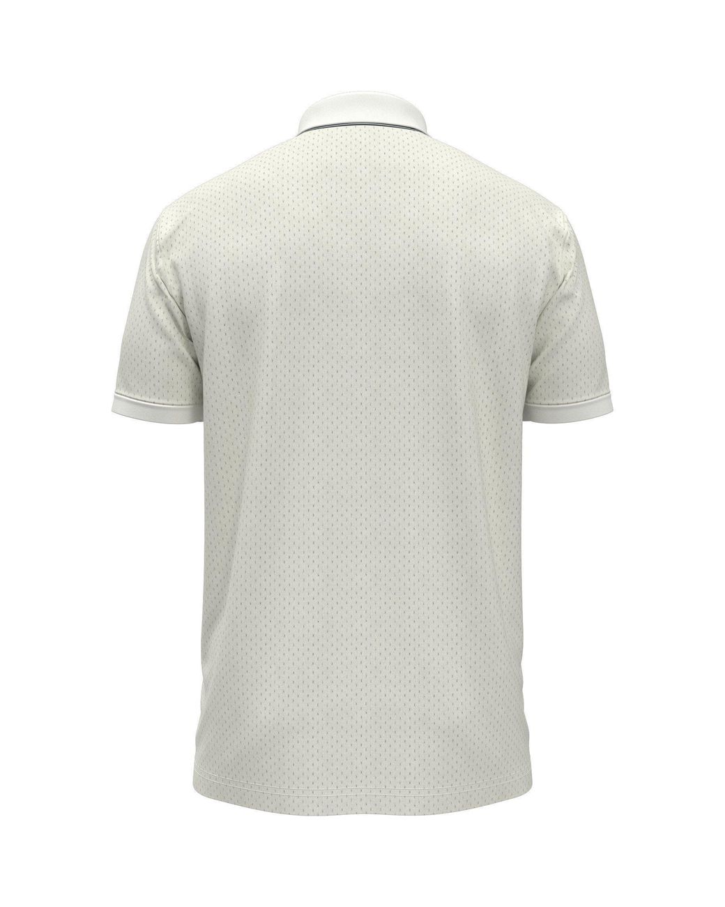 Original Penguin Gray Dobby Textured Short Sleeve Polo Shirt for men