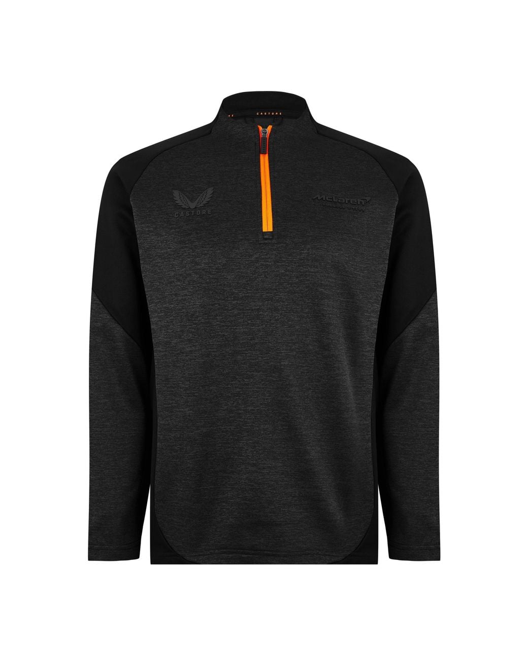 Castore Black Mclaren Quarter Zip Jacket for men