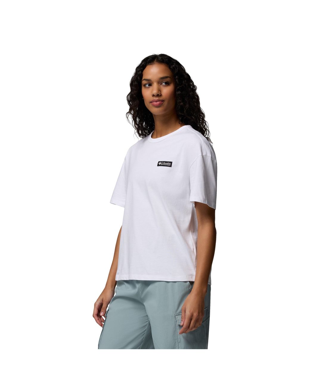 Columbia White Oversized T-Shirt