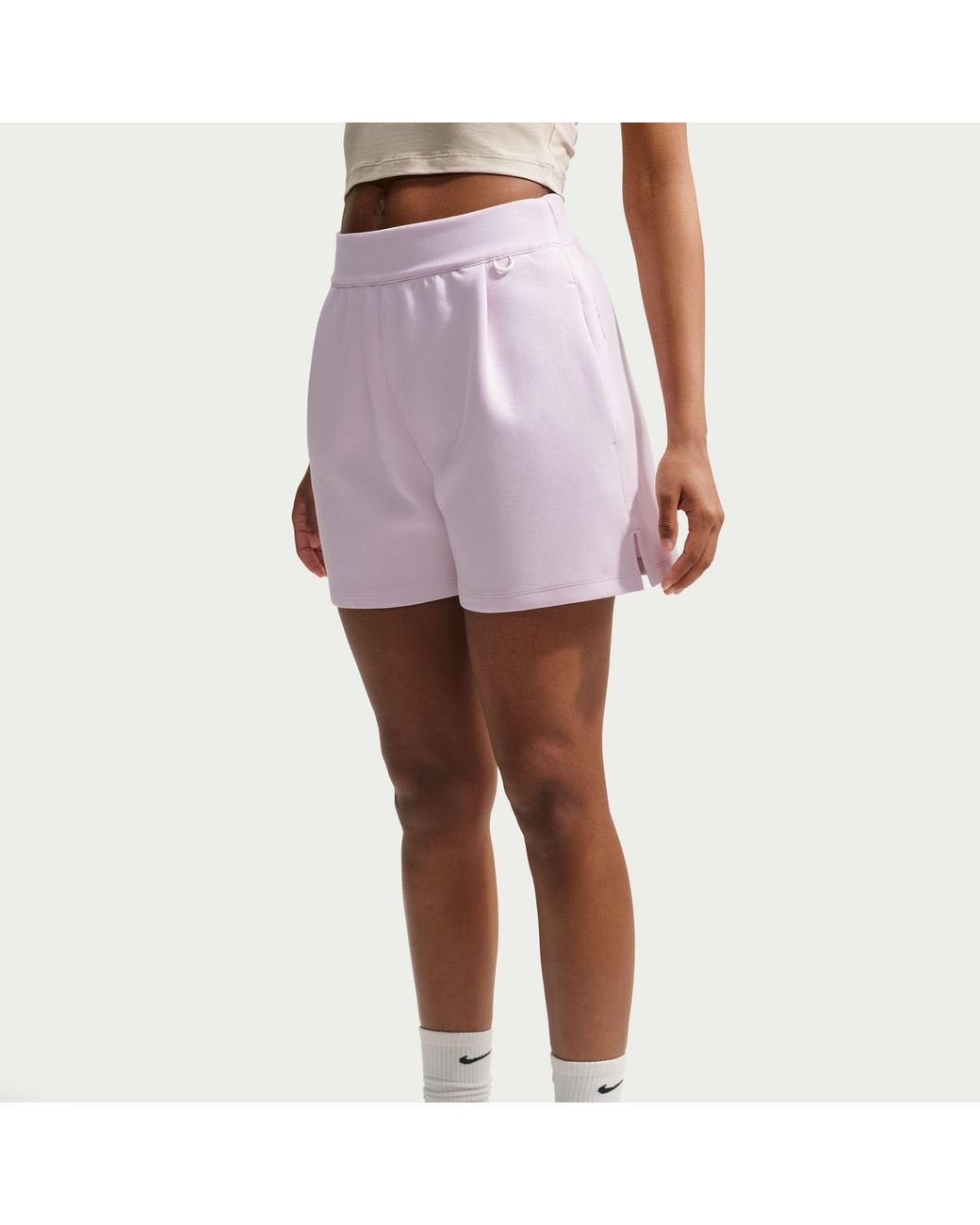 Nike Purple 24.7 Relaxed-Fit Tracksuit Shorts