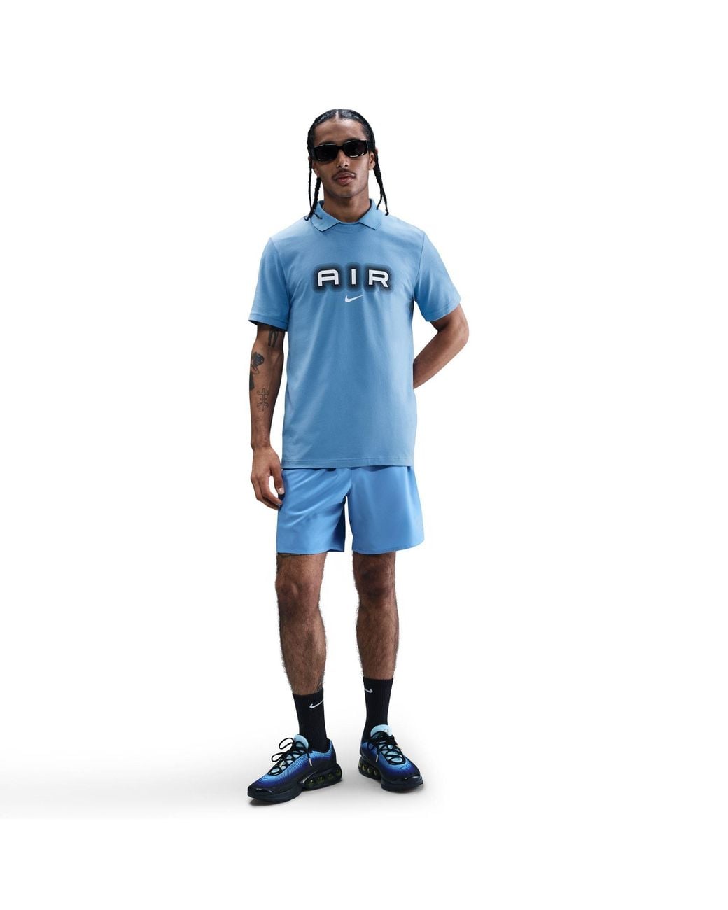 Nike Blue M Nsw Sw Air Graphic Tee for men
