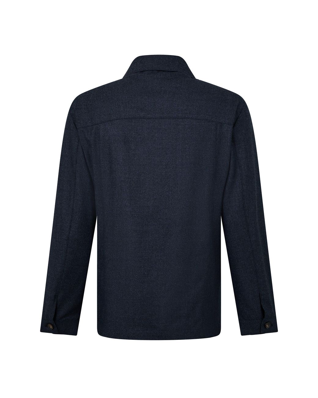 Pal Zileri Blue Micro Pattern Oversized-Fit Overshirt for men