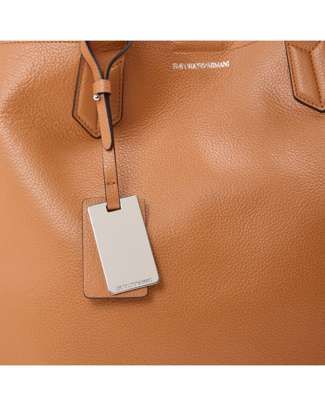 Emporio Armani Brown Tote Bags