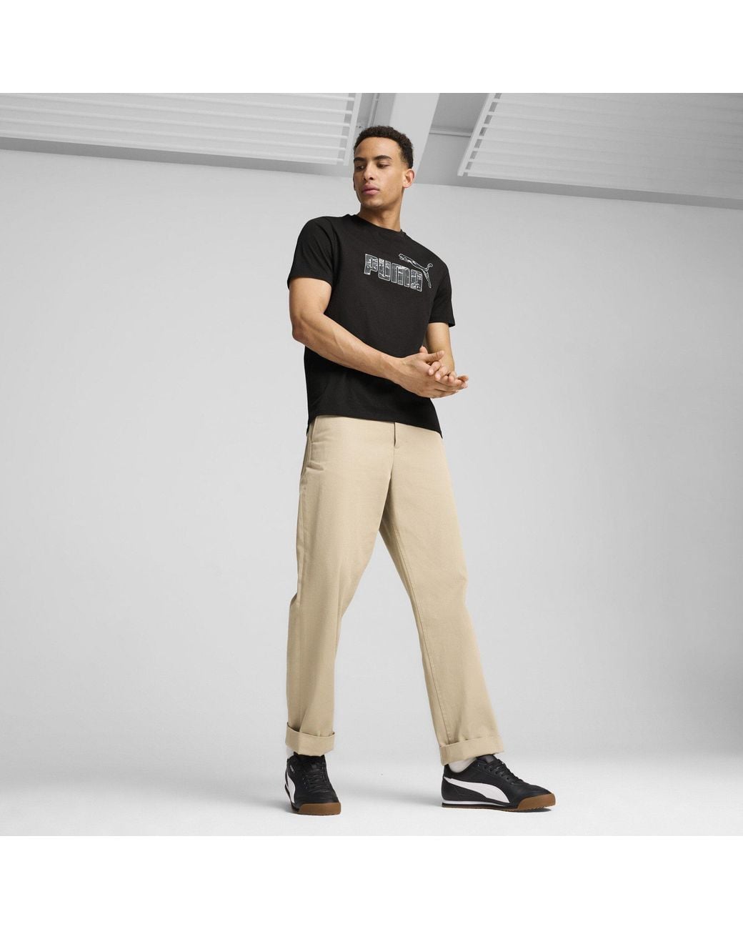 PUMA Black Turino Ii Low-Top Trainers for men