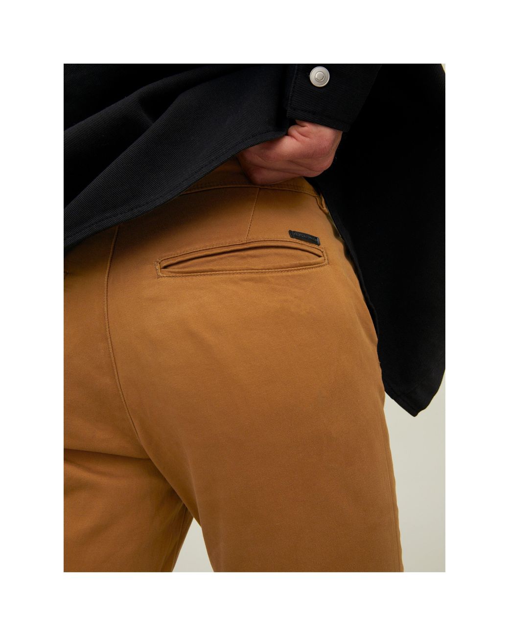 Jack & Jones Brown Marco Bowie Chinos for men