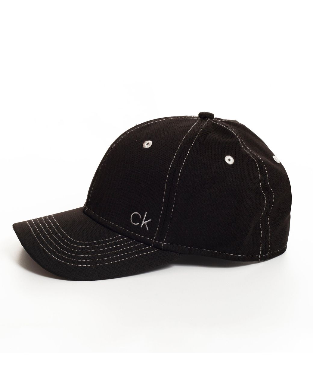 Calvin Klein Black Calvin Ck Golf Performance Mesh Cap for men