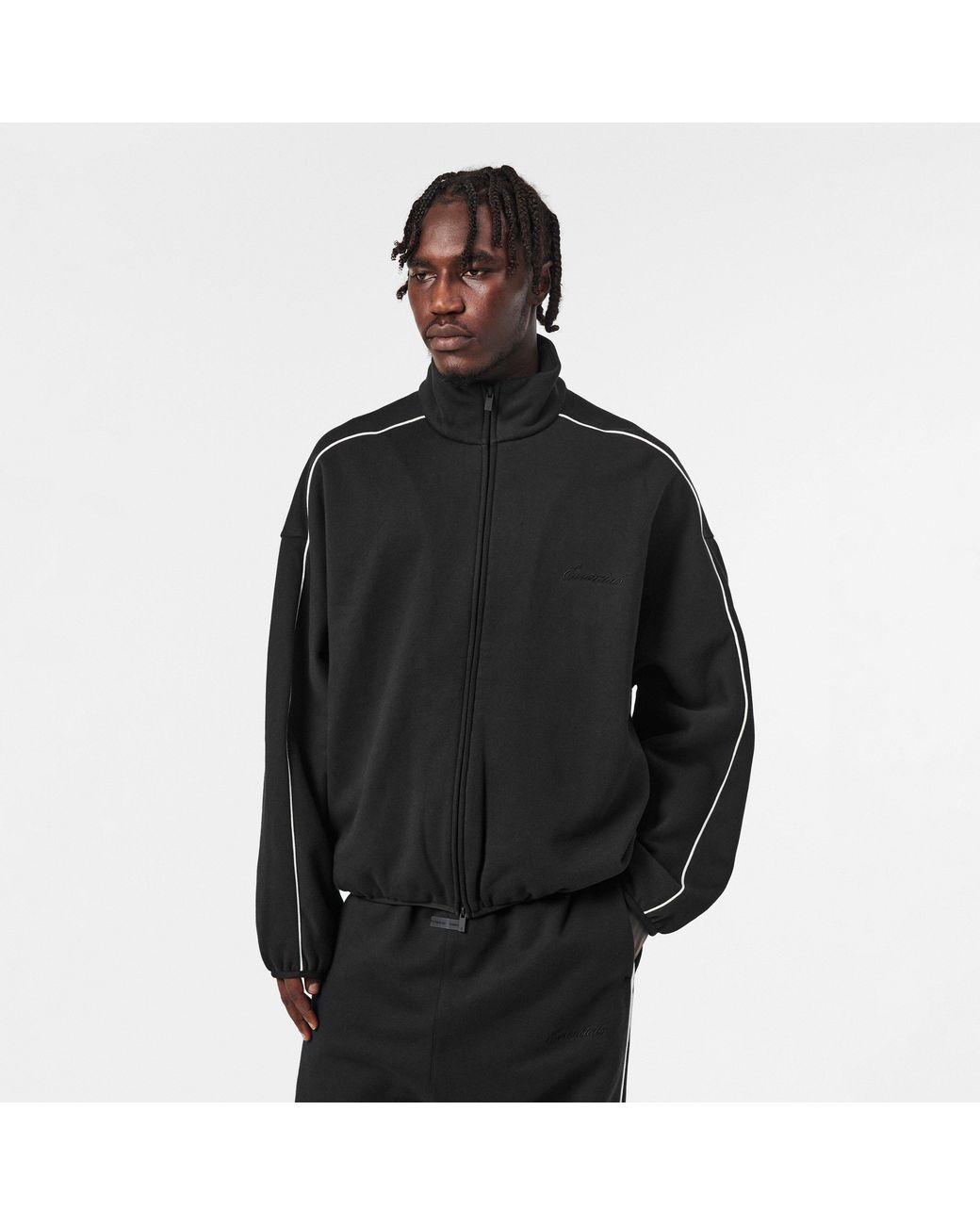 Fear Of God Black Fleece Relaxed Fit Zip Tracksuit Top for men