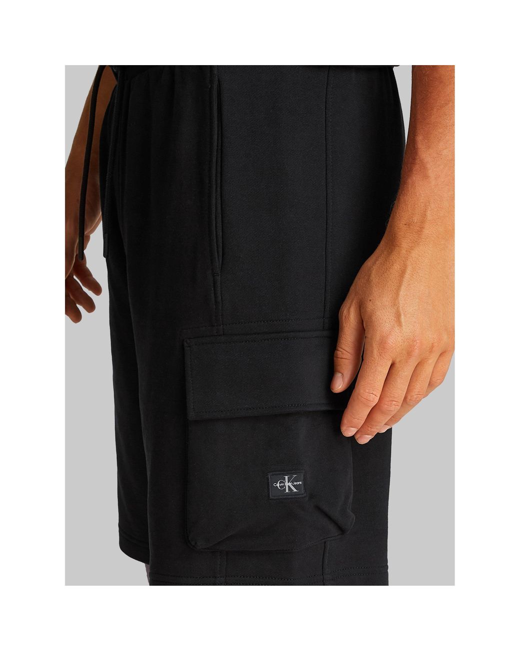 Calvin Klein Black Woven Label Short for men