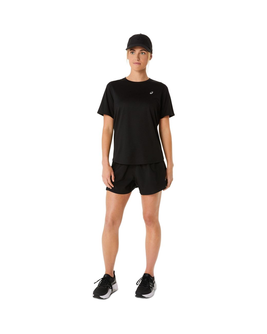 Asics Black Core Ss Top Running