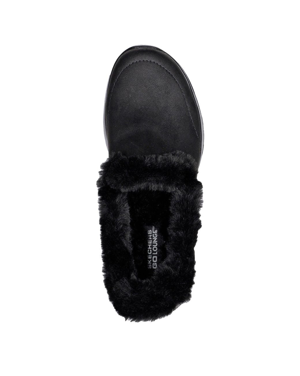 Skechers Black Slip On Trainers