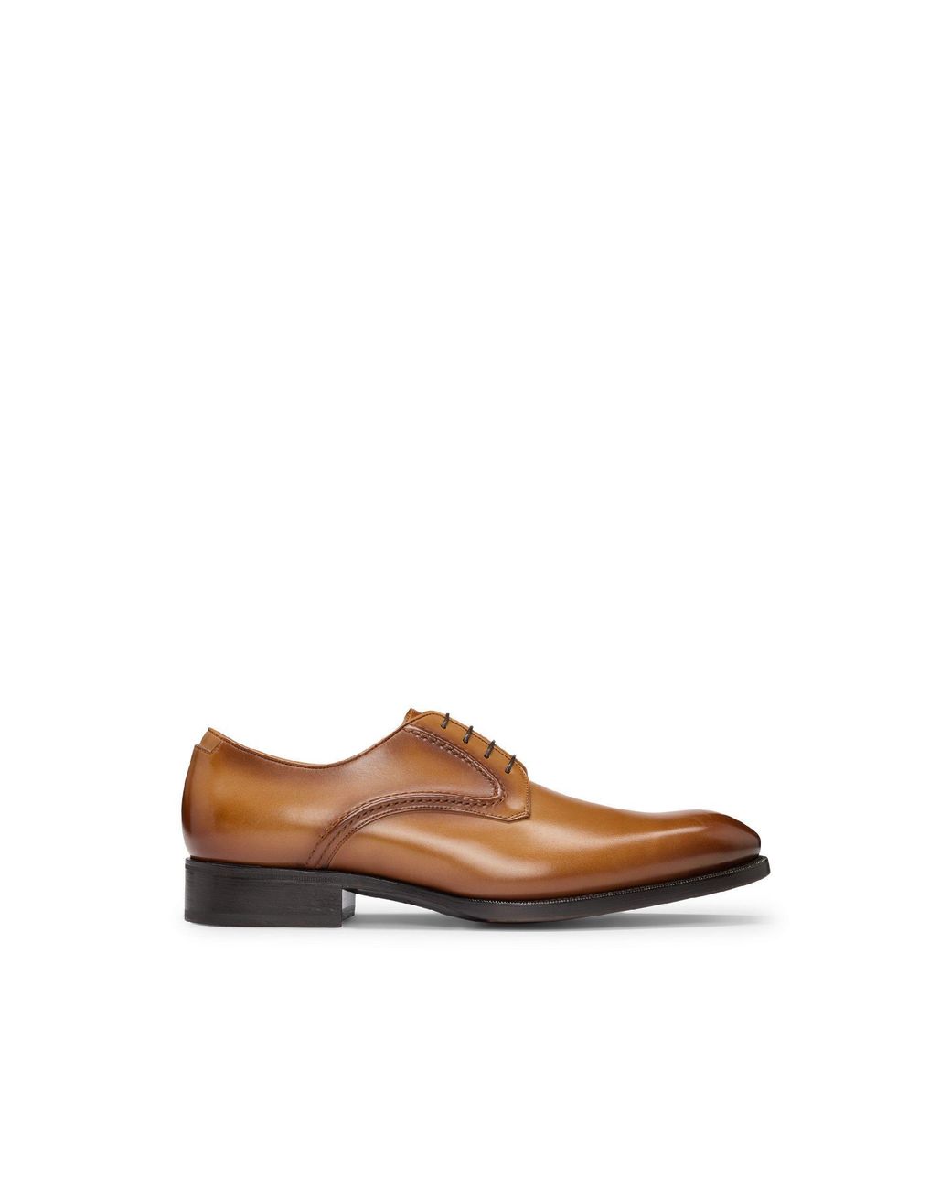 Boss Brown Derby Shoes for men