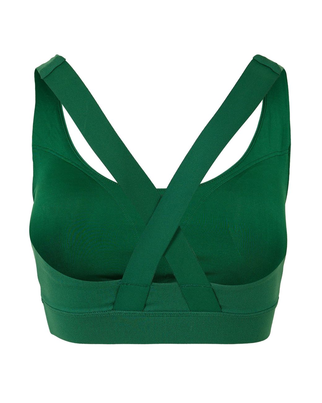 PUMA Green W Train Mid Impact Bra Medium Sports