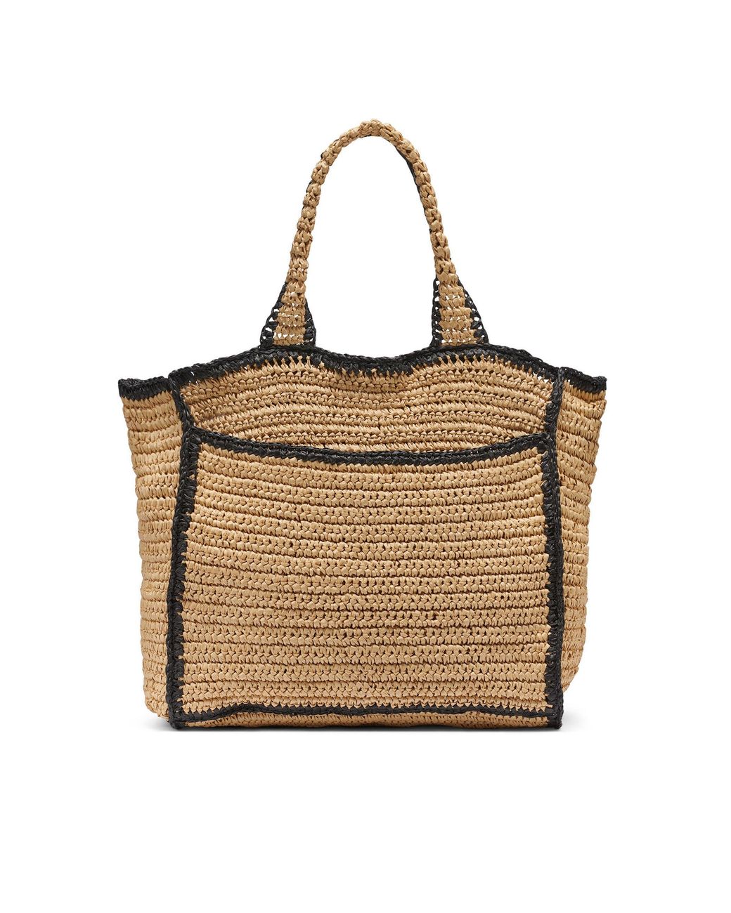 DKNY Metallic Straw Bag