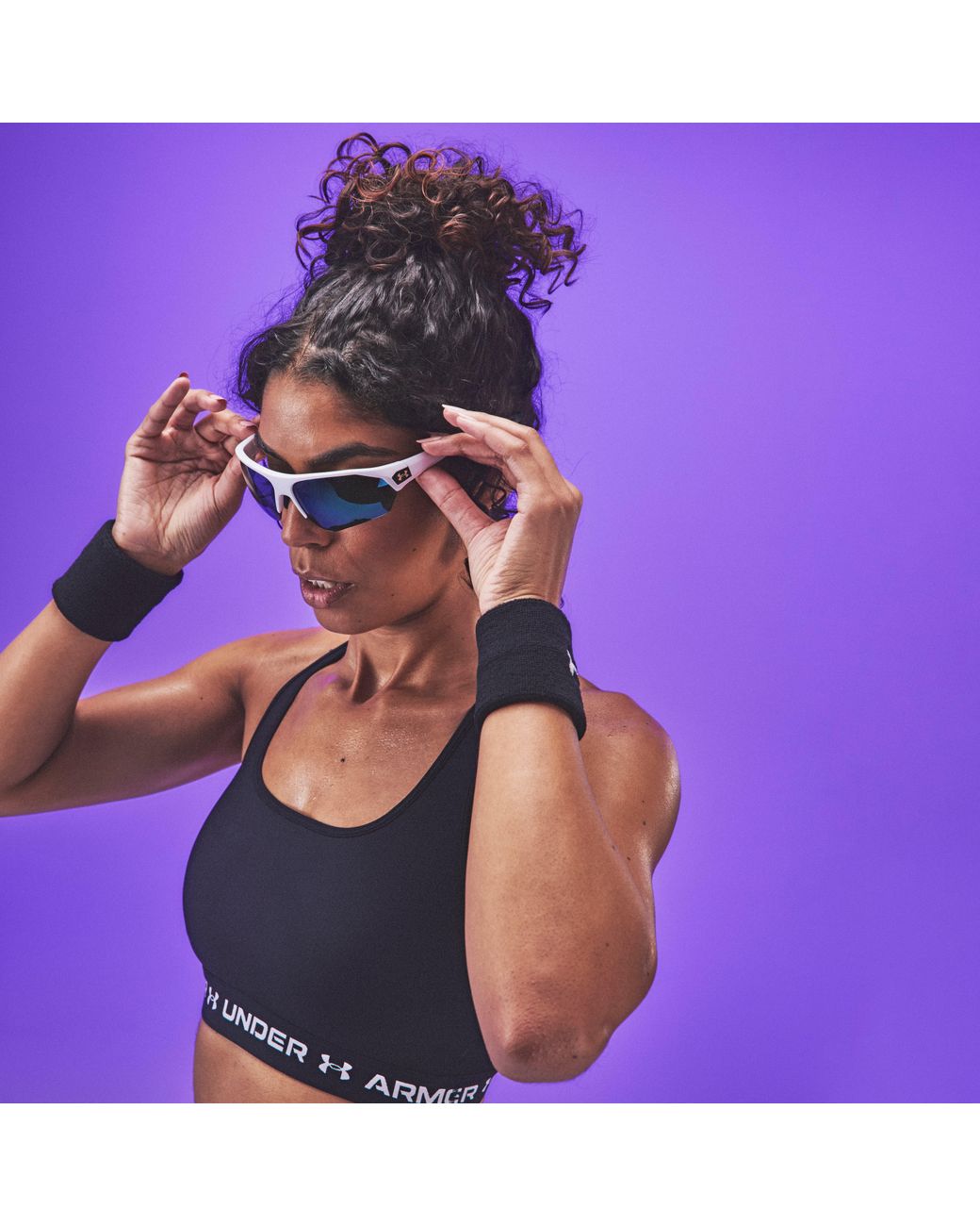 Under Armour Green Wrap Sunglass