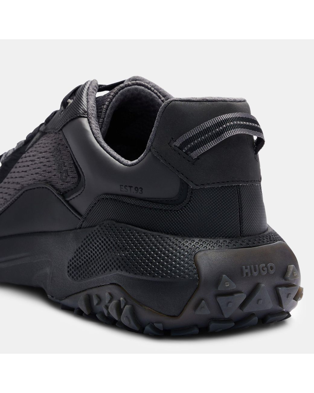 HUGO Black Cyrus Low-Top Trainers for men