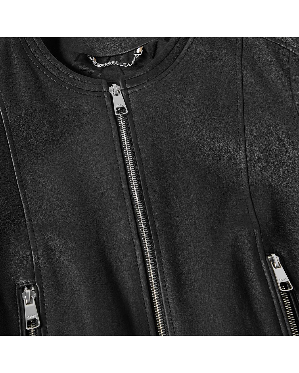 Boss Black Sajosa 10 Leather Jacket
