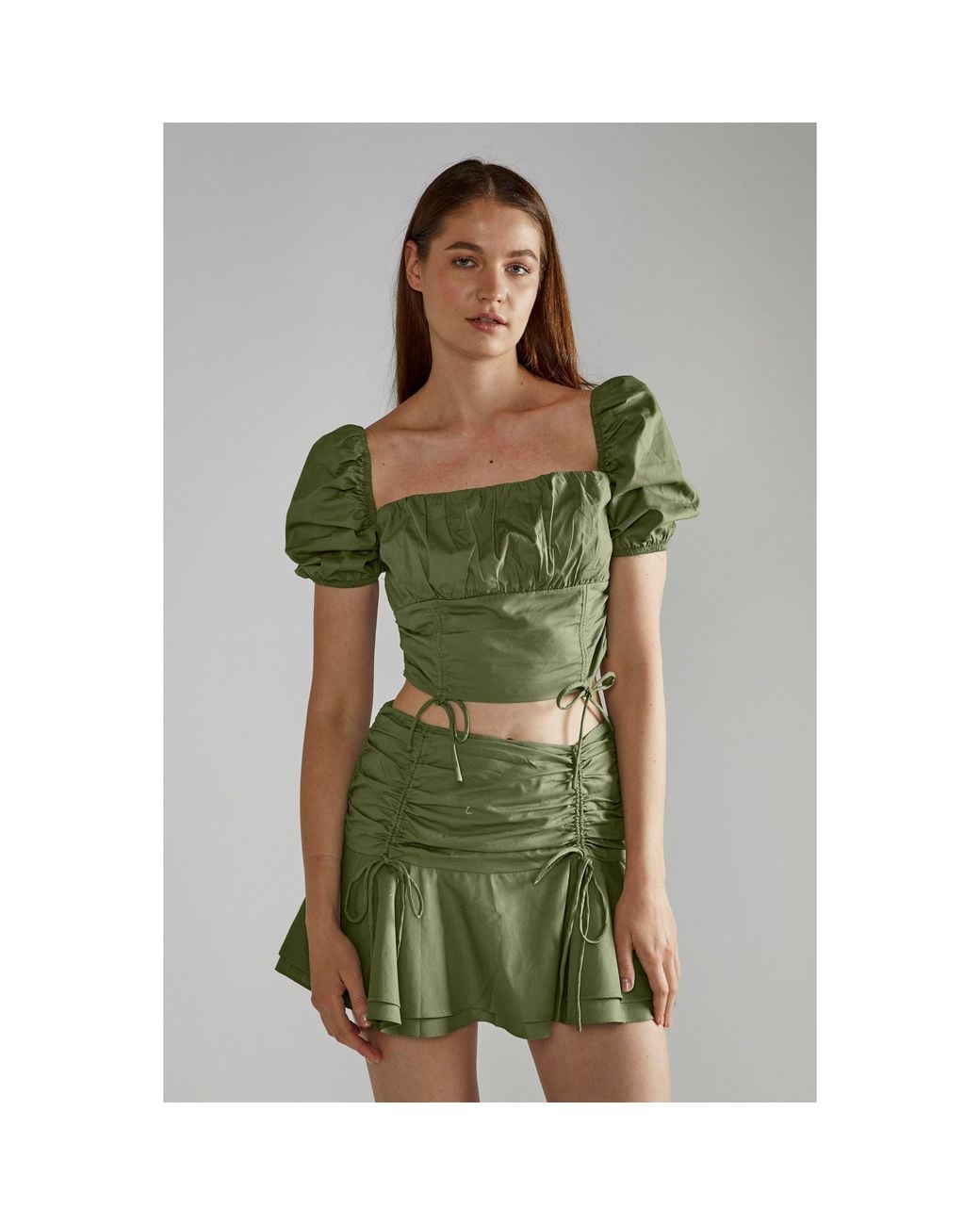 NARRATED Green Tutu Mini -Skirt