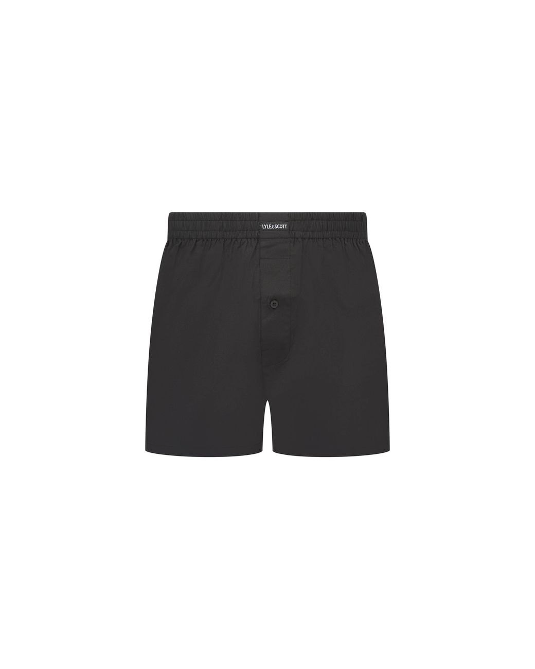 Lyle & Scott Black Woven Boxer for men