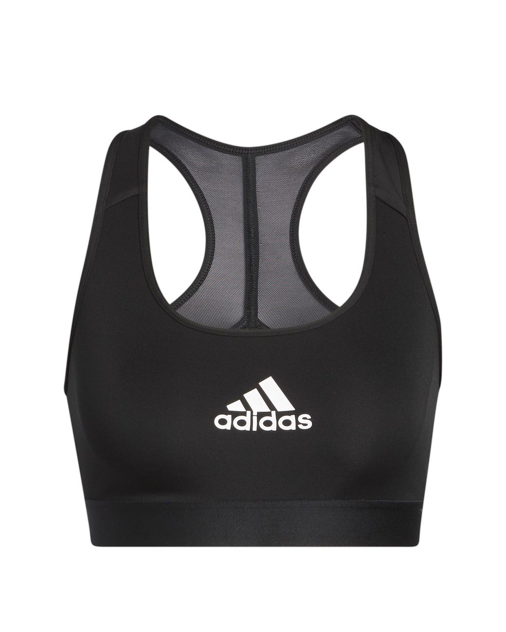 Adidas Black Plus Size Training Medium Support Good Bra