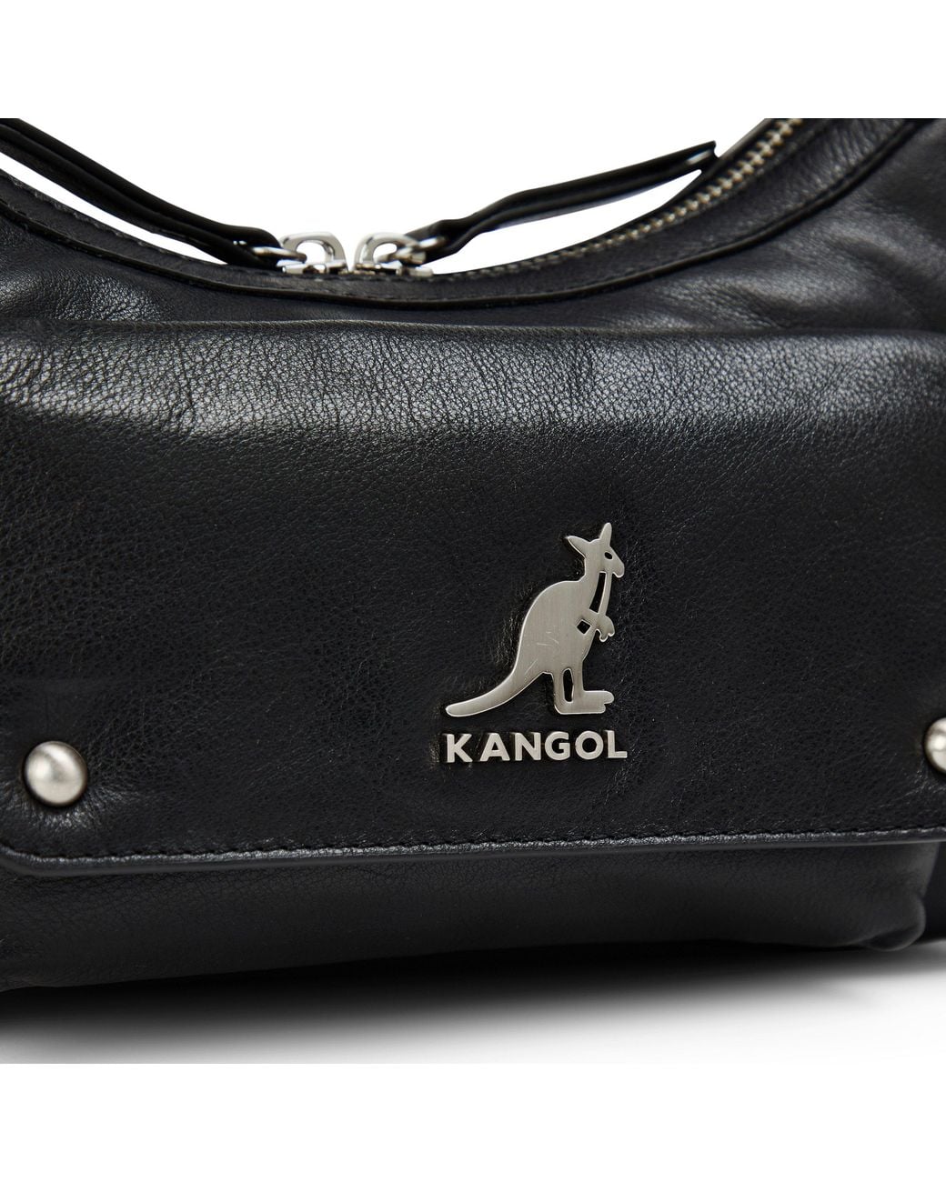 Kangol Black Mini Utility Shoulder Bags