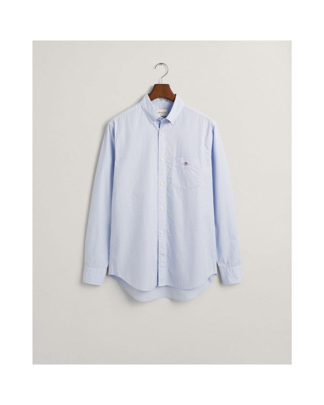 Gant Blue Regular Fit Poplin Shirt for men