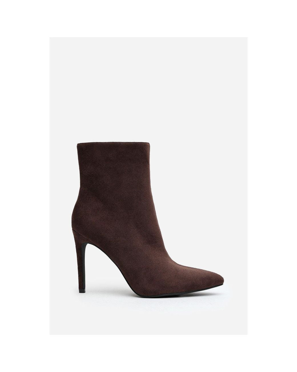 Where's That From Brown Where's Pointed Toe Stiletto Ankle Boots