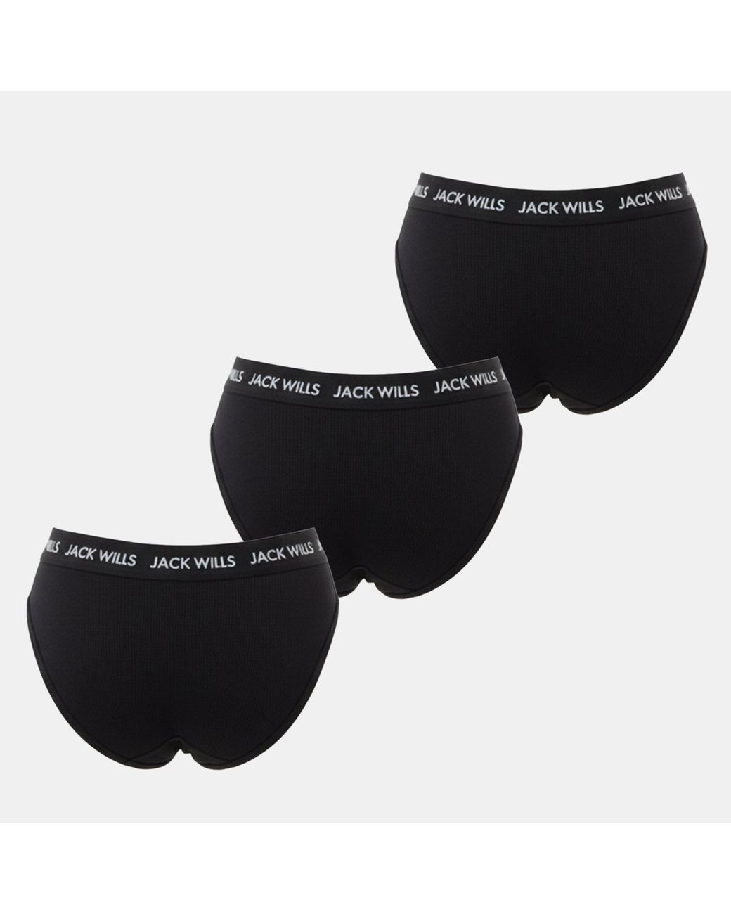 Jack Wills Black Wilden Multipack Boy Pants 3 Pack