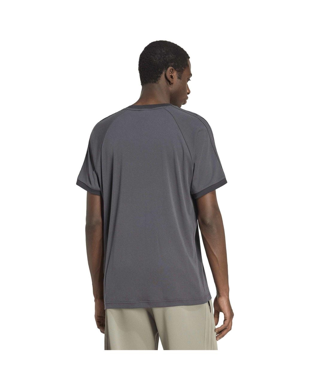 Adidas Originals Gray Adi Og 3S Tee Sn64 for men