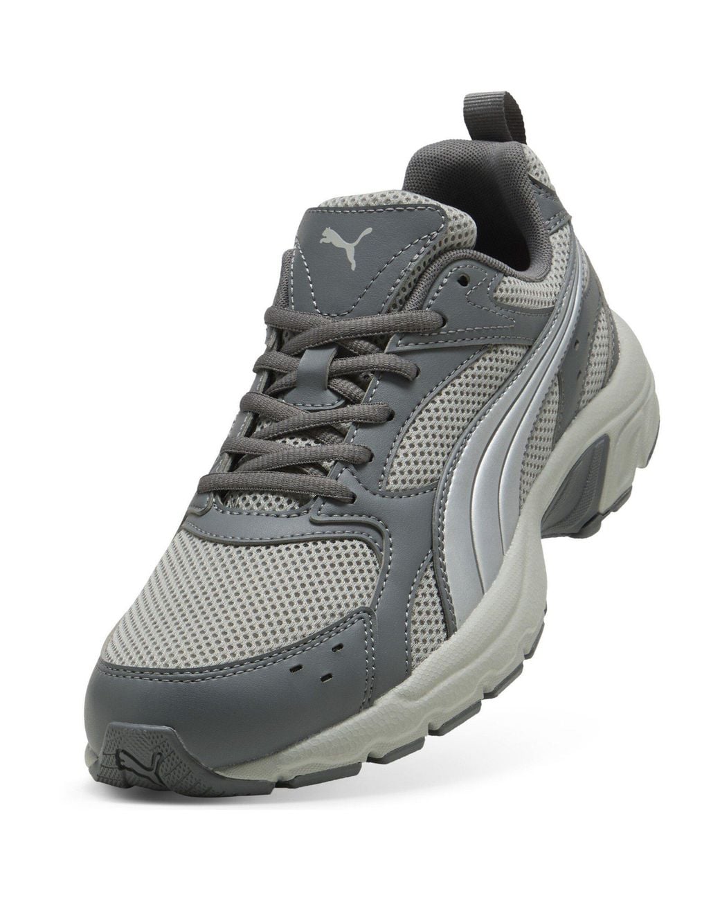 PUMA Gray Milenio Tech Lt Runners for men