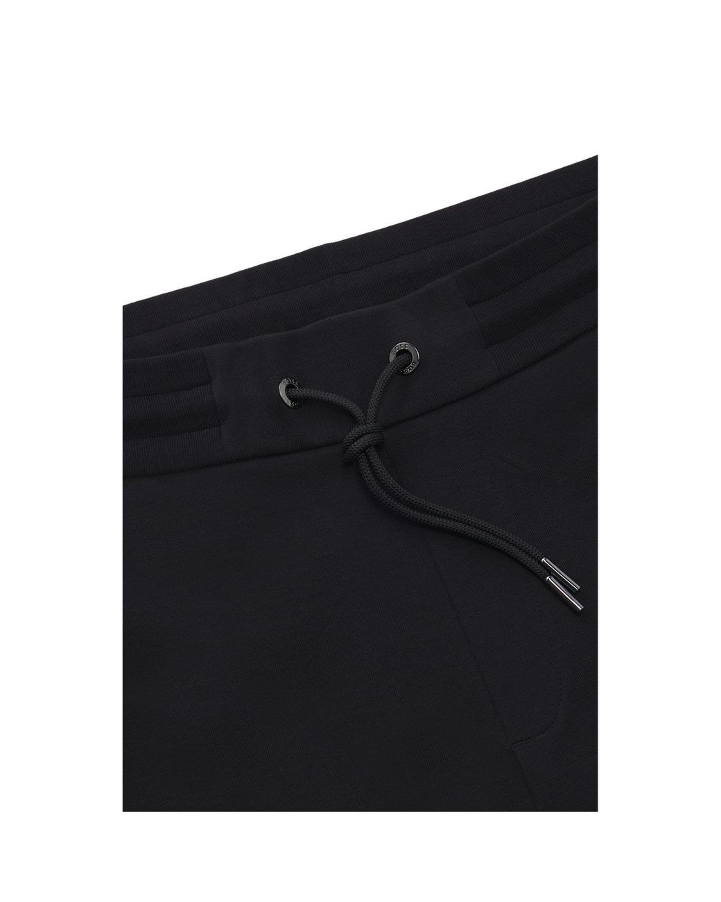 Boss Black Closed Hem Fleece Jogging Bottoms for men