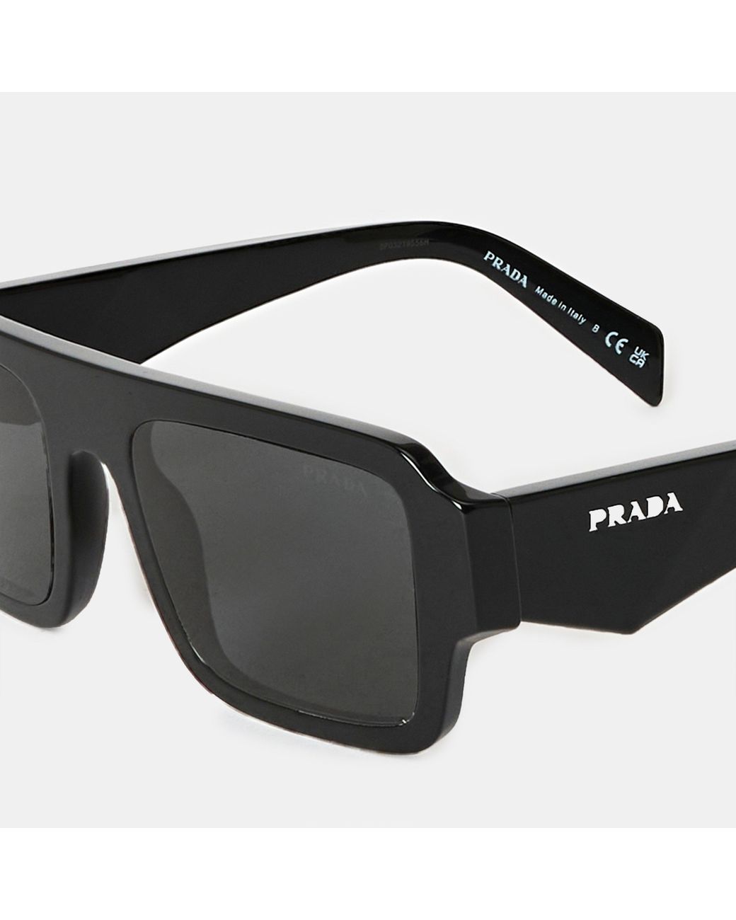 Prada Gray Symbole Sunglasses for men