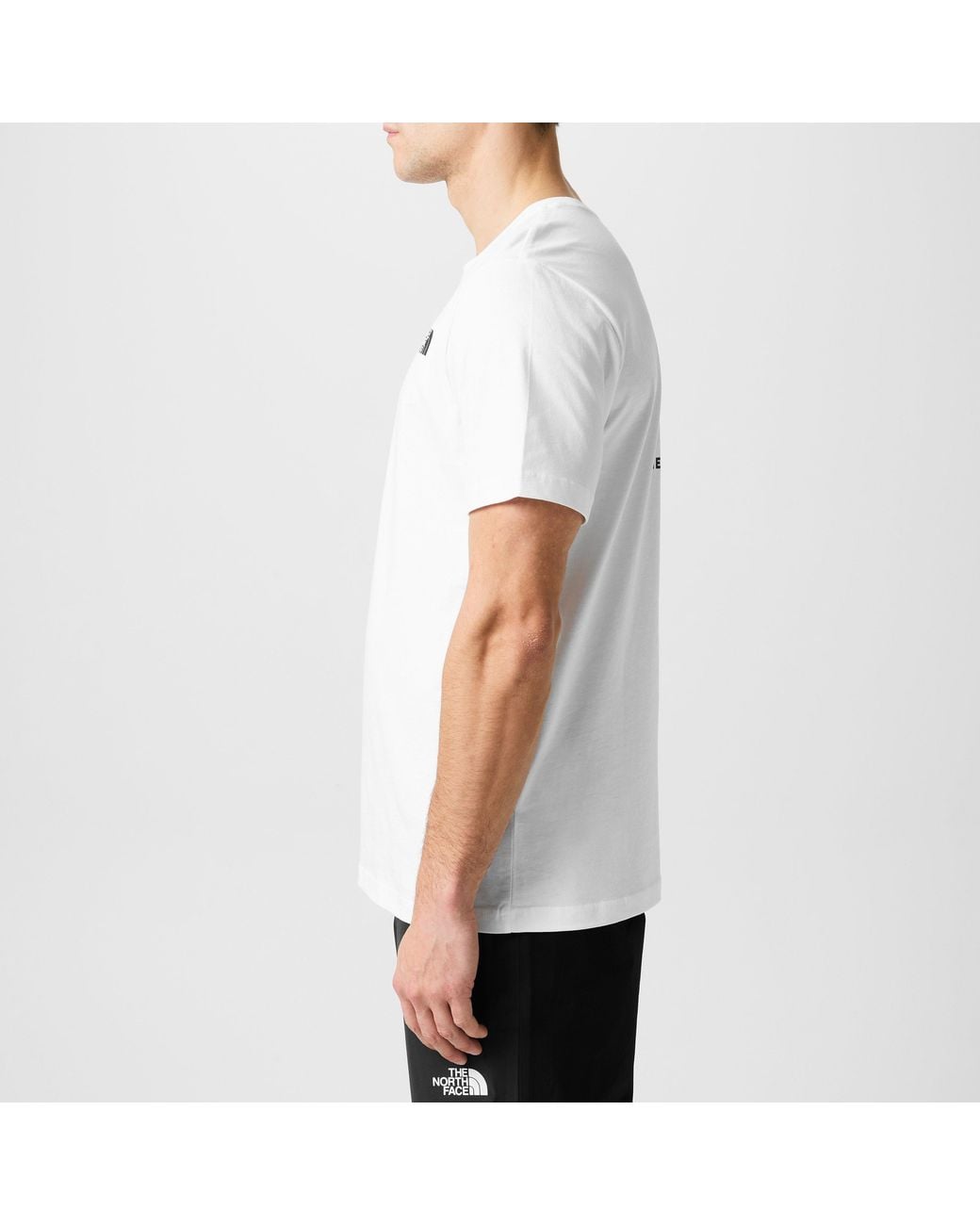 The North Face White Never Stop Exploring Regular Fit T-Shirt for men