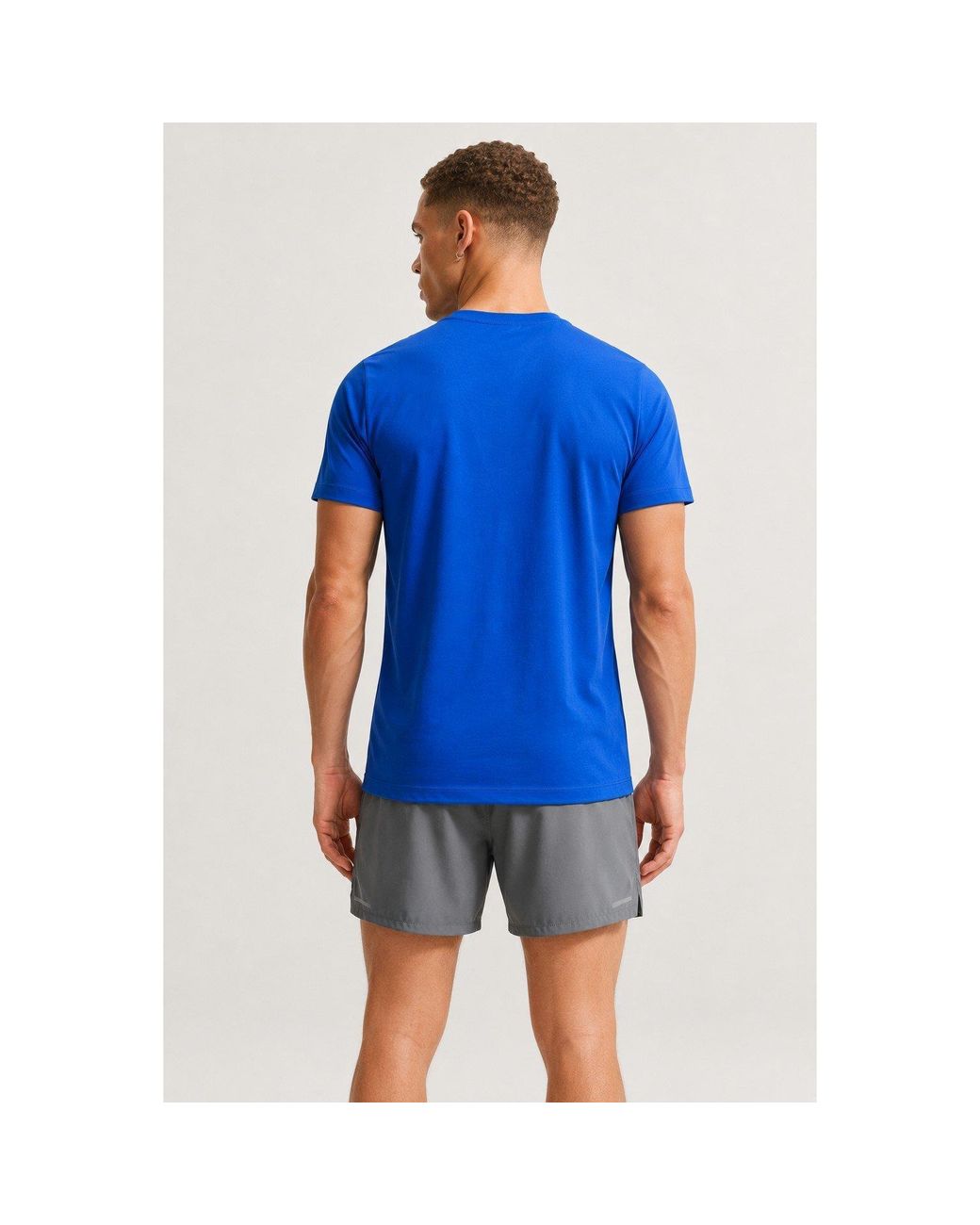 Nike Blue Running Club Printed T-Shirt By You for men