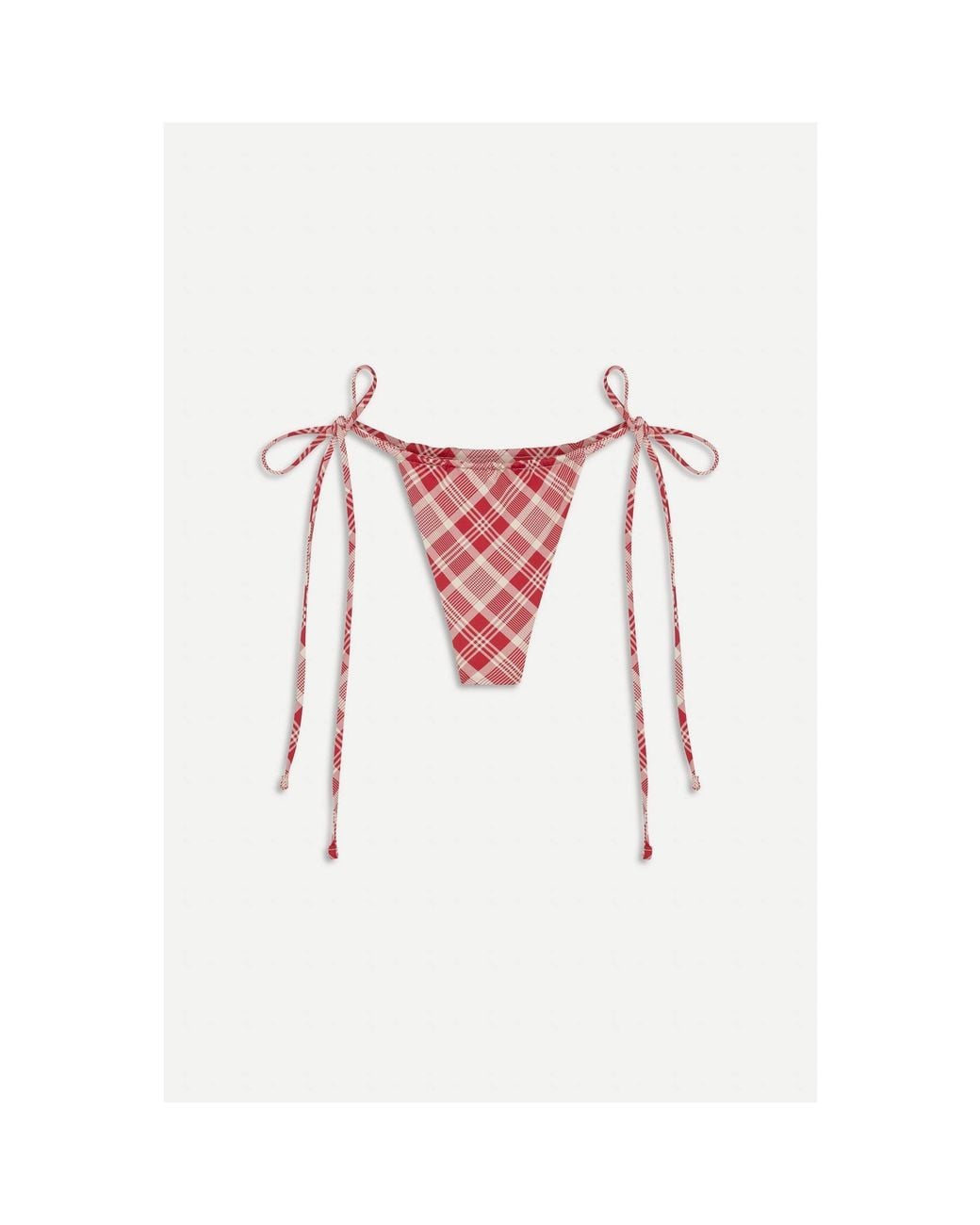 Frankie's Bikinis Pink X Bella Hadid Tia Skimpy Bikini Bottom