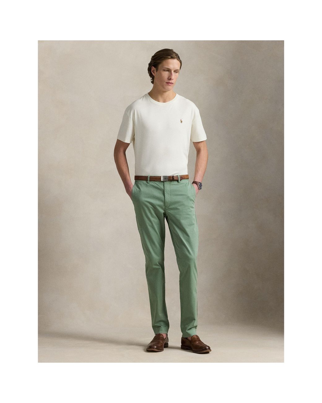 Polo Ralph Lauren White Regular Fit Pima T-Shirt for men
